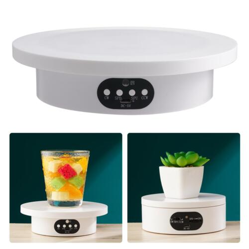 360 Degree Electric Rotating Turntable Display Stand For Photography Gift_ S2L2 - Picture 1 of 16