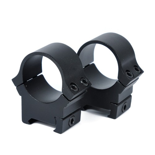 Hammers 30mm Low Height Scope Rings For Weaver/Picatinny Rail - Aluminum, Black