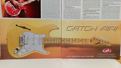 G&L GUITARS LEGACY 2 PAGE AD - 10X16 - PRINT AD t5