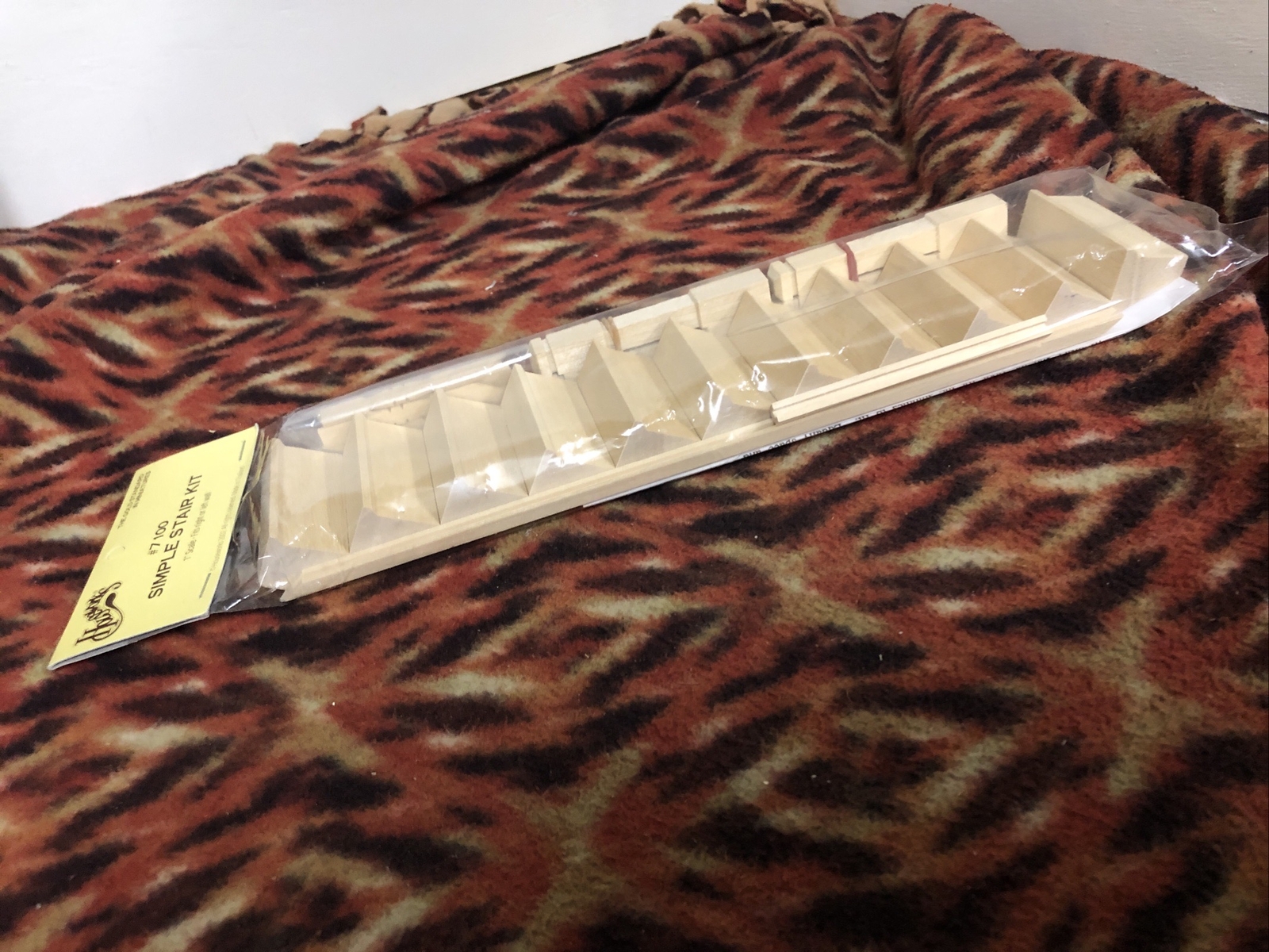 Doll House Builder Miniature Classic Wooden Staircase Kit Stairs