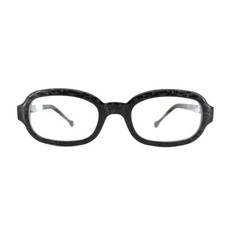 l.a.Eyeworks SKAGG 101 Eyeglasses Frames Black Rectangular Full Rim 48-22-135 w1