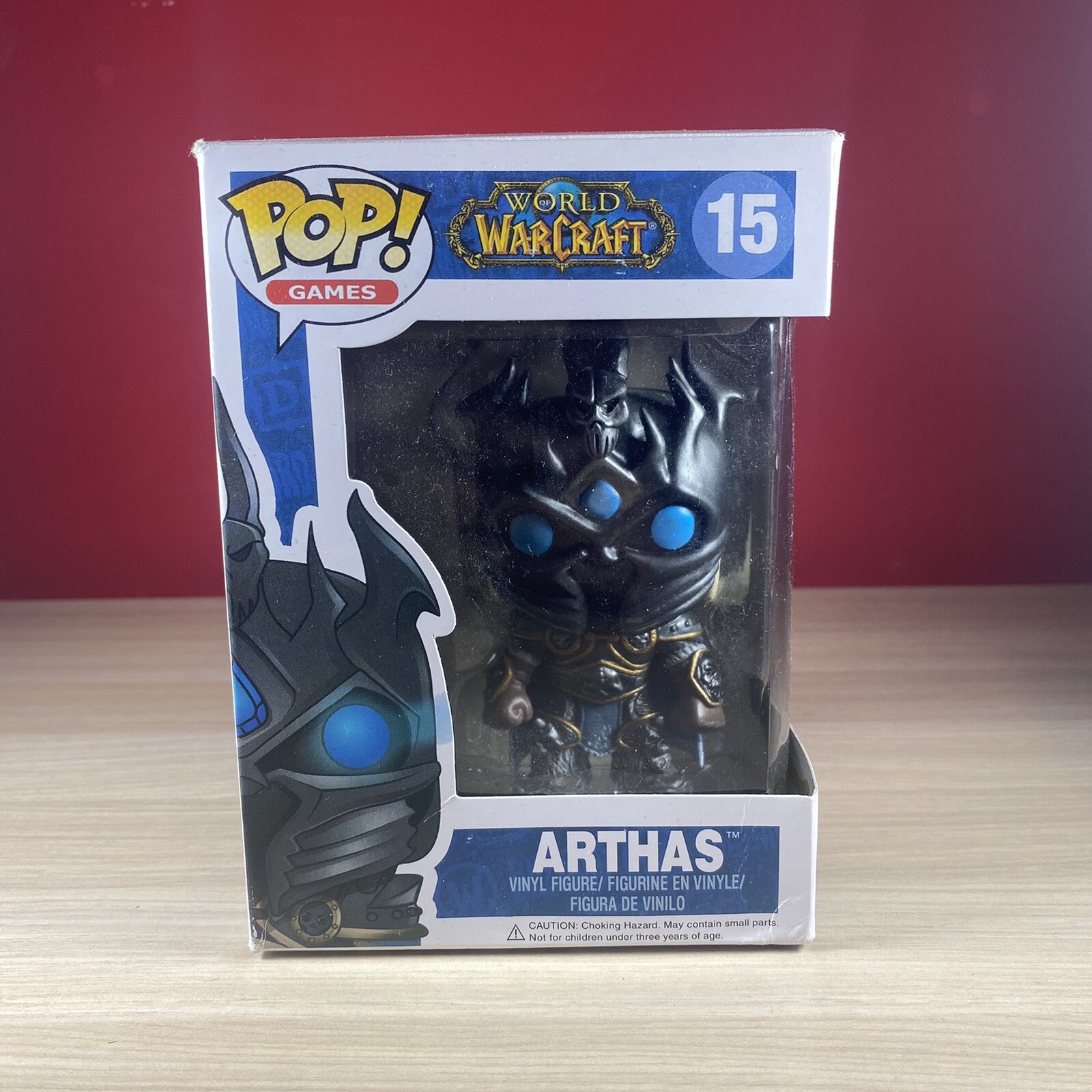 Figura De Vinilo Funko Pop World Of Warcraft Arthas #15 Rara En Caja