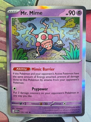 Mr.Mime Holo English Pokemon TCG BKBC59 | eBay