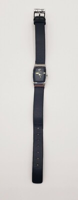 Skagen Denmark Women\'s‎ Black Stainless Steel Leather Strap Watch 271SSLB Skagen Denmark 271SSLB Steel Collection Black Slim Black  main image 2