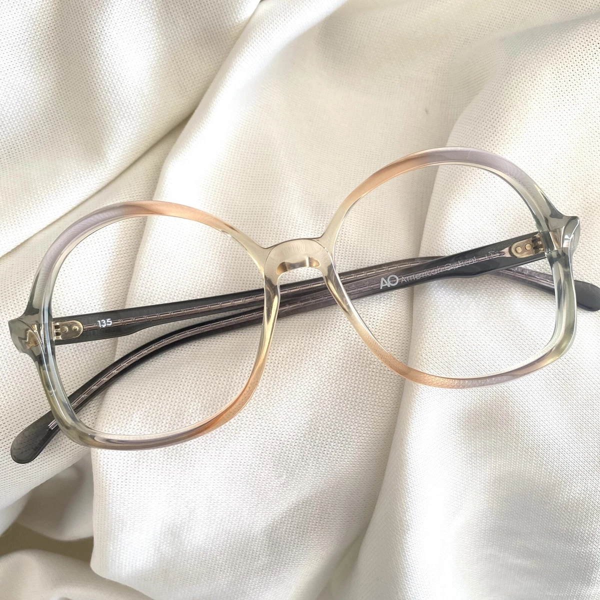 AO American Optical Eyeglasses 787 150A Designer Frames Only  Grey American Optical Gray Eyeglass Frames for sale | eBay main image 3