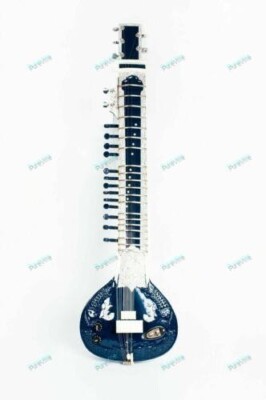 Best Quality Hand Painted Tun Wood Indian Musical String ElectricTravel Sitar