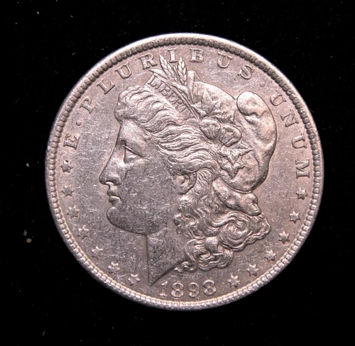 1898 Morgan Silver Dollar  XF+