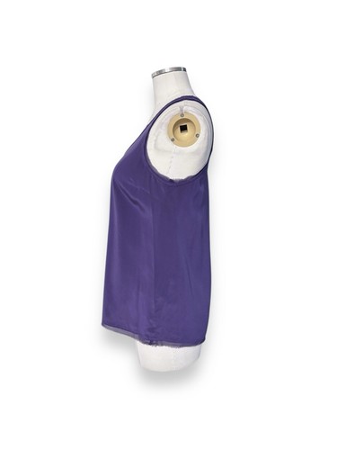 JOIE Kenji Silk Sleeveless Top Regal Purple NWT Retail $158 - Picture 6 of 10