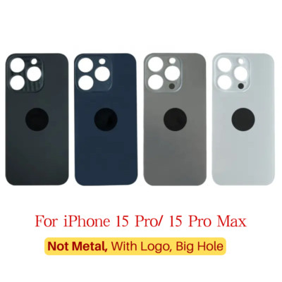10PACK Lot Back Glass Replacement Rear Cover Big Hole For 11 12 13 14 15 Pro Max