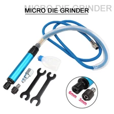 1/8'' & 1/4'' Air Micro Die Grinder Pencil Kit Pneumatic Grinding Cutting Tool