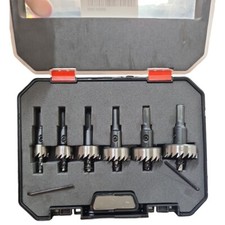 SET MIT 6 HSS BECHERFRÄSERN HARTMETALLZÄHNE 16 20 25 30 32 35 MM FÜR EISEN