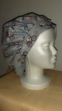 Patriotic Snoopy Medical Surgical Bouffant Scrub Hat SIZE Large