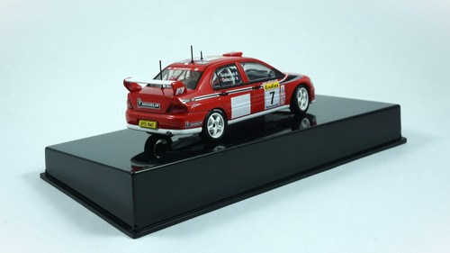 1:43 Autoart Mitsubishi Lancer WRC Rallye Monte Carlo 2002 Delecour rally - Photo 2/3