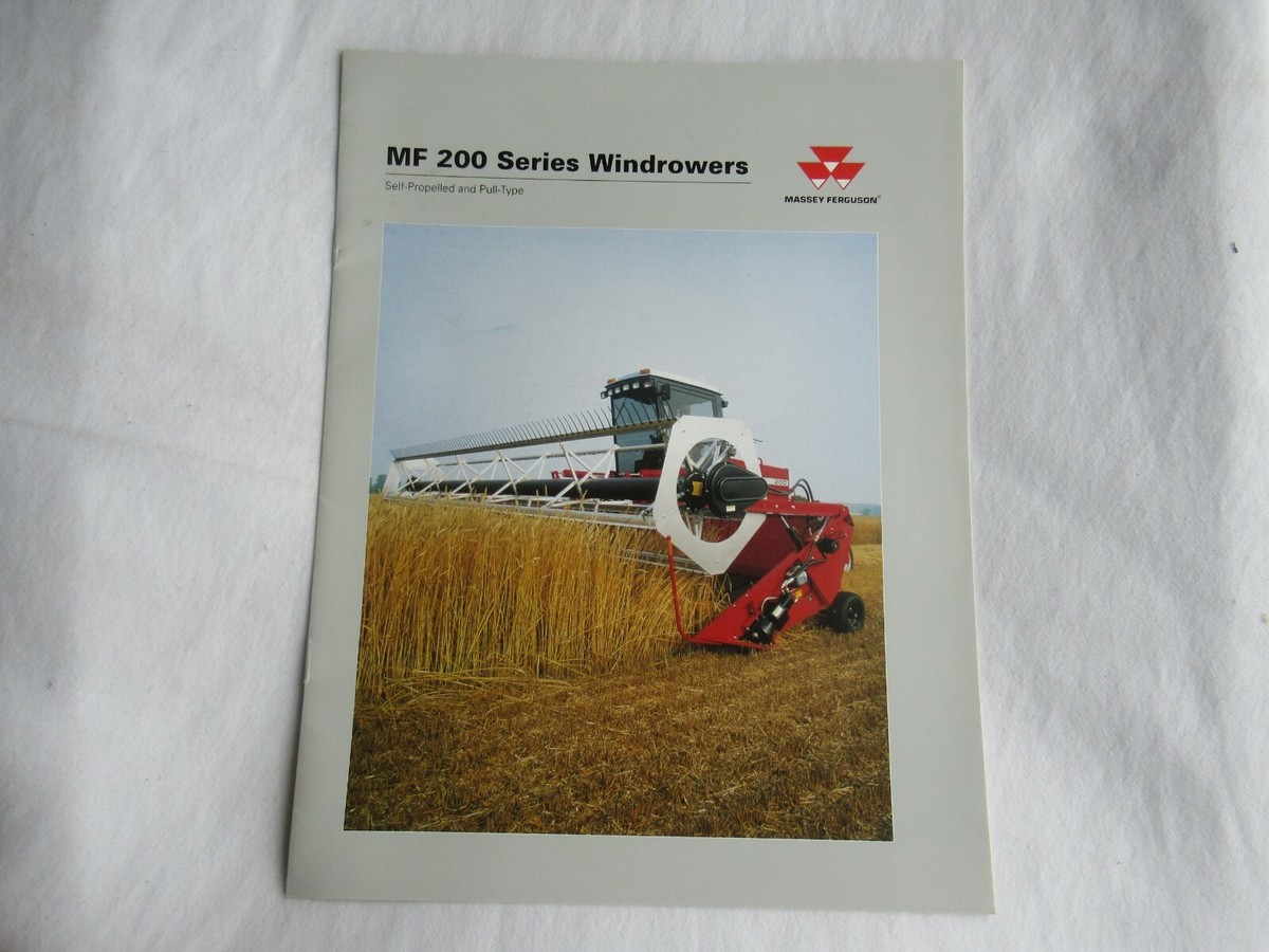 Massey Ferguson MF200 series windrower brochure | eBay
