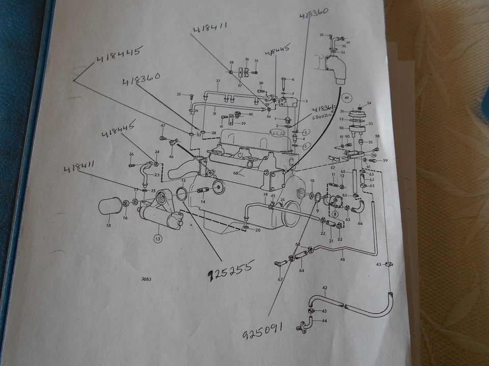 Volvo Penta Water Pipe Seal AQ115 & AQ130 Penta - B20 Engine - Number # 418360 - Image 2 of 2
