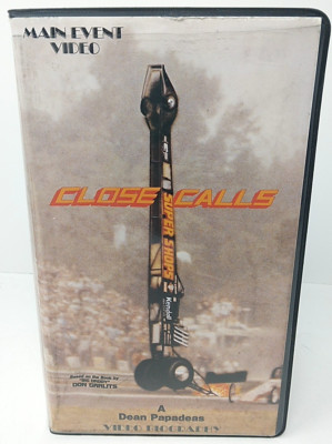 Close Calls  Big Daddy  Don Garlits 1987 VHS by Dean Papadeas Drag Racing