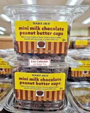 Trader Joe's Mini Milk Chocolate Peanut Butter Cups Bundle 12oz 340g