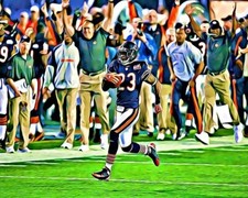 Devin Hester GridironArt 8x10 art photo Chicago Bears Falcons