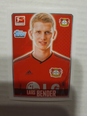 Topps Stickers Fußball Bundesliga 2014-2015 Bayer Leverkusen Lars Benser