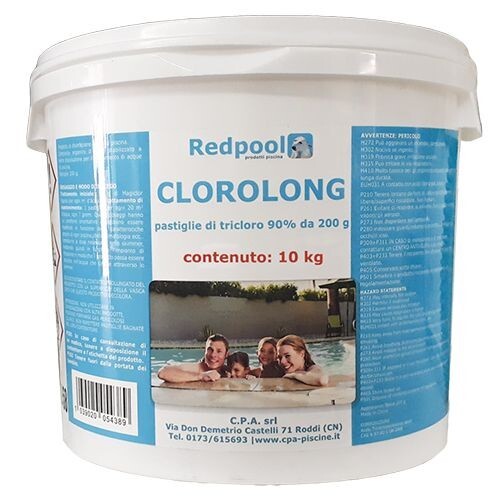 Offerta 10kg Clorolong Redpool | Tricloro 90% Pastiglie 200g Prezzo