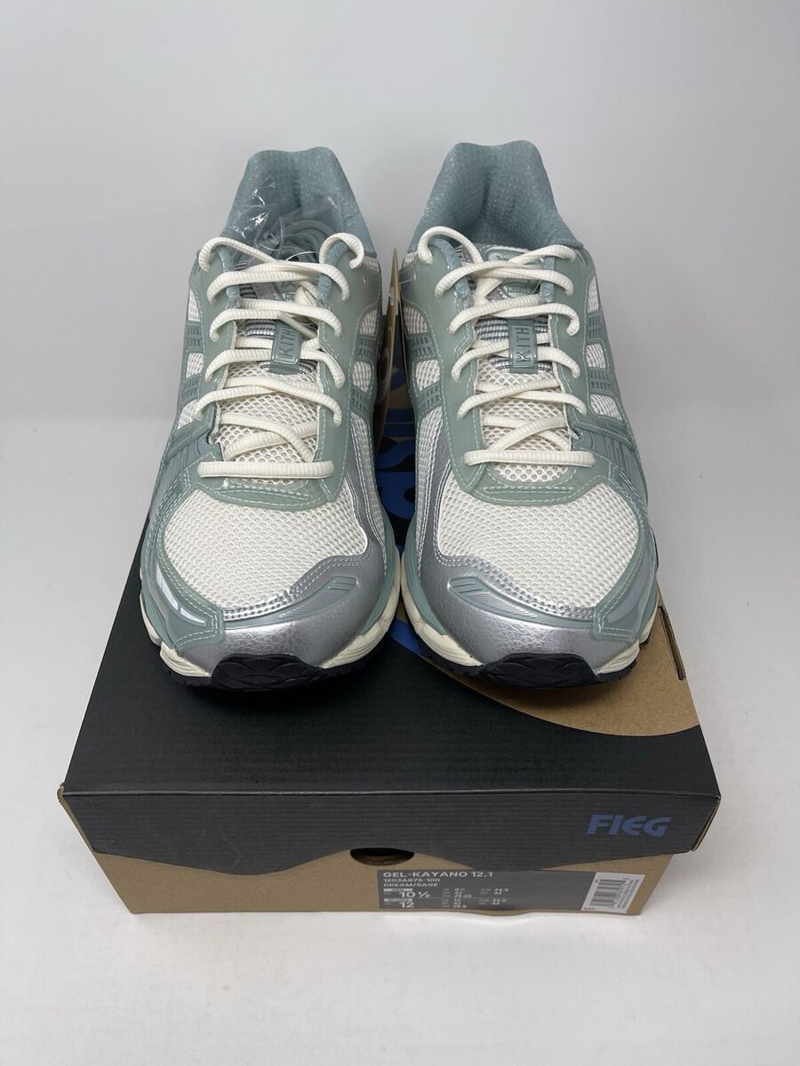 Kith Ronnie Fieg ASICS GEL-KAYANO 12.1 Cream / Sage Size Kith Ronnie Fieg ASICS GEL-KAYANO 12.1 Cream / Sage Size