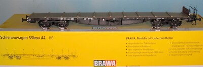 Brawa 47219, Spur H0, DB Schienentransportwagen SSlma4u, 4-achsig, Epoche 4
