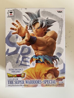 Figurine Banpresto Dragon Ball Super Goku Ultra Instinct, édition Japonaise Neuve