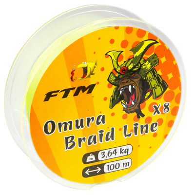 FTM Omura Braid Line X8 Fishing Tackle Max 100m Spinnfischen ultraleicht Flechtu