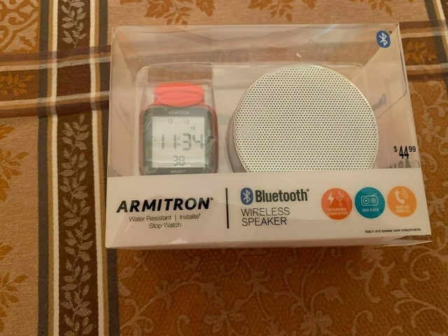 armitron watch with bluetooth speaker