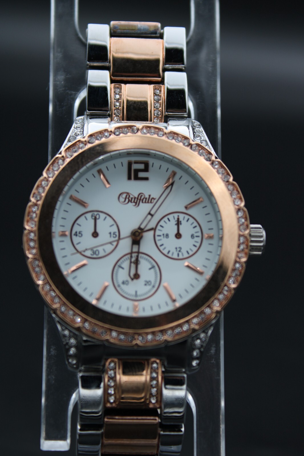 Buffalo Uhr Armbanduhr Quarzuhr Metallarmband