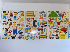 Mrs Grossman Sticker Pack 3 Sheets 1983 Vintage Children Creative Memories Lot