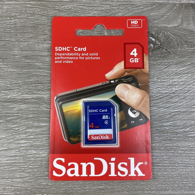 SanDisk SD 4GB Class 4 SDHC Card SDSDB004GB35 for sale online eBay