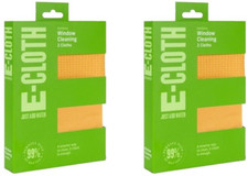 2x e-cloth Window Glass Polishing Shine Home Microfibre Cleaning Cloth - 2 Pack