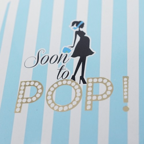 "Soon to Pop" Popcorn Treat Favor Box for Baby Celebrations 20 Count - Picture 3 of 16