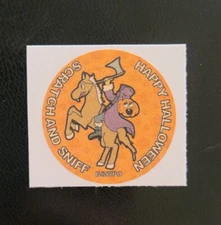 scratch and sniff stickers NEW Wacky Whiffer Headless Horseman Chocolate scent