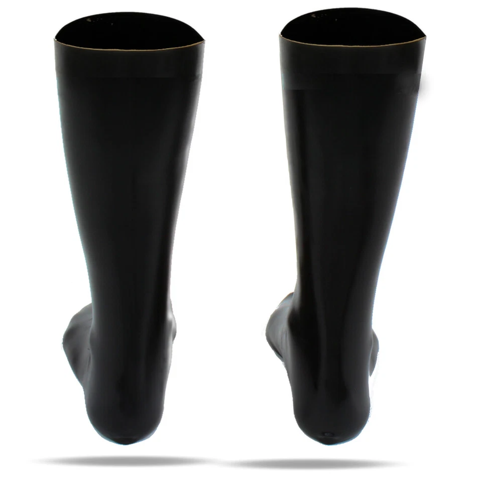 LatexDreamwear 100% Latex HEAVY Socken Latexsocken (kurze Latexstrümpfe) schwarz - Bild 3 von 4