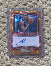 2019 Panini Prizm Penmanship Orange Ice Mfiondu Kabengele #RP-MFK Rookie Auto RC