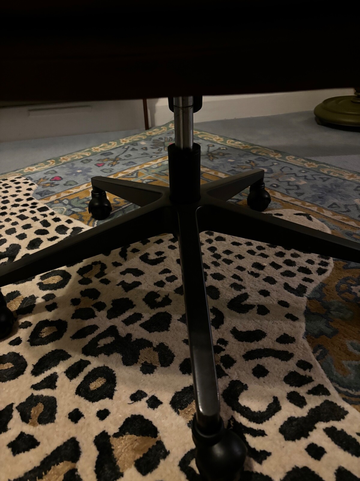 West Elm leather desk chair used eBay