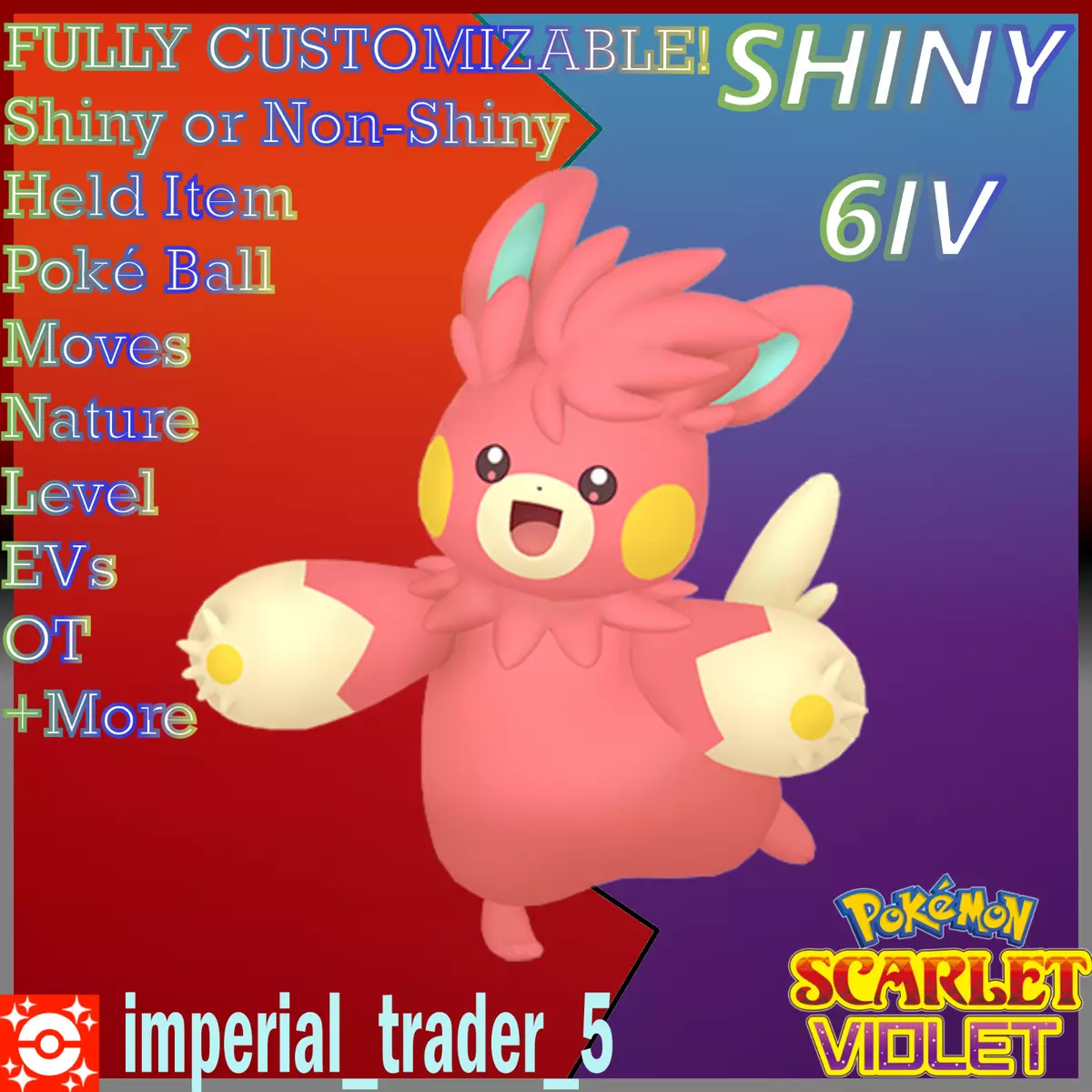 6IV Shiny Voltorb Hisui Pokemon Scarlet and Violet