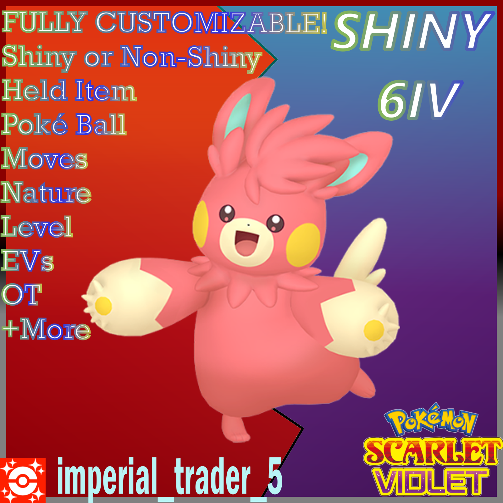 Voltorb - Hisui ✨ Shiny 6IV ✨ Pokémon Scarlet and Violet