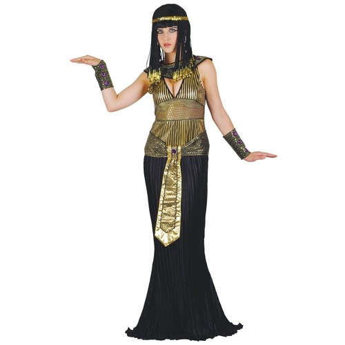 Costume Carnevale Donna Da Cleopatra Abito Per Festa Vestito Di Halloween  Adulto | eBay
