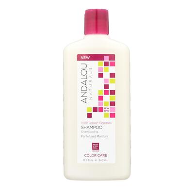 Andalou Naturals 1000 Roses Color Care Shampoo 11.5oz (Pack of 3)