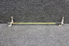 140108-007, 140141-002 Mooney M20F Aft Seat Control Shaft RH w Arms and Brackets