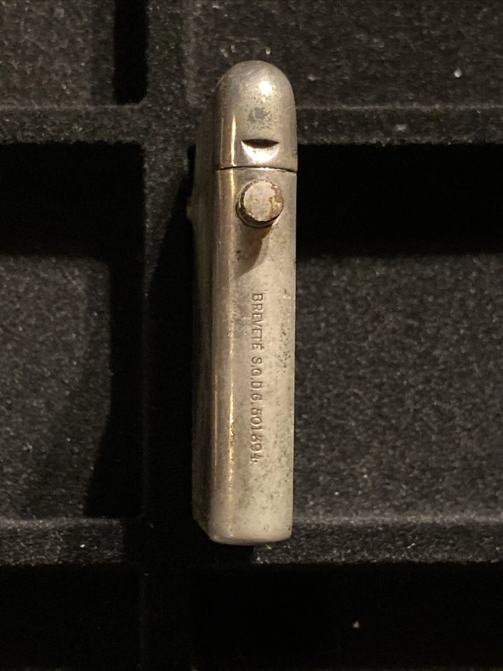 Mini encendedor vintage THORENS de una sola garra suizo/MUY RARO antiguo Foto 4 de 4