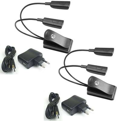 2x Superhelle Flexi-Light LED Schwanenhals Noten Pult Lampe 2 armig + Netzteil 