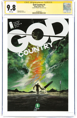God Country #1 CGC 9.8 SS  Signed Donny Cates Netflix Option (Image Comics 2017)