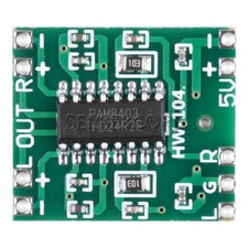 5PCS Mini Digital Amplifier Board Class D 2 3W USB Power PAM8403 Audio Module-