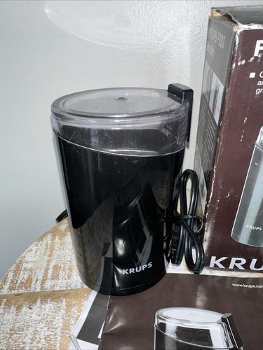 Krups (F2034251) Electric Spice and Coffee Grinder Stainless Steel - Black - 第 2/5 張圖片