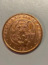 Chuck E. Cheese 1994 Copper Variety Game Token