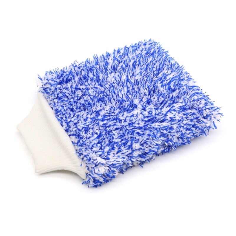 Car Wash Double Faced Glove Microfiber Gloves Thick Car Mitt Detailing